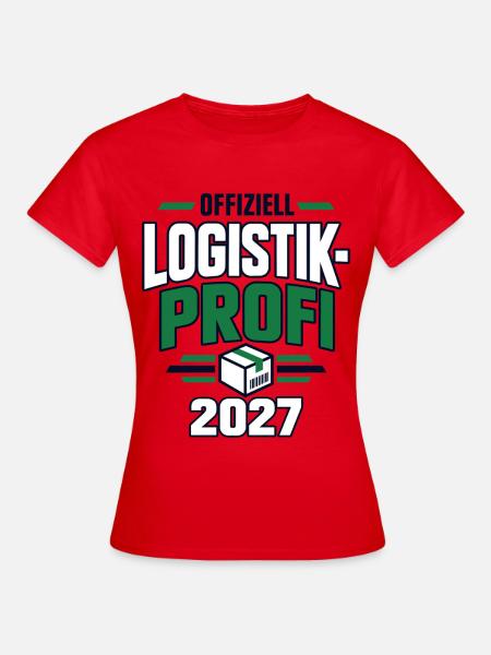 Offiziell Logistik-Profi 2027 – Abschluss - Frauen T-Shirt - Rot