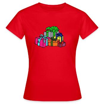 geschenke - Frauen T-Shirt - Rot - Vorne - AI Model Female 172 dark (172cm)