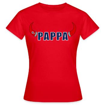 Norwegischer Vater - Frauen T-Shirt - Rot - Vorne - AI Model Female 172 dark (172cm)