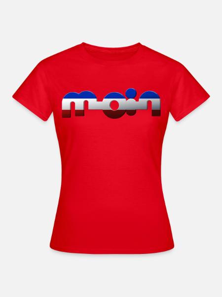 Moin - Frauen T-Shirt - Rot
