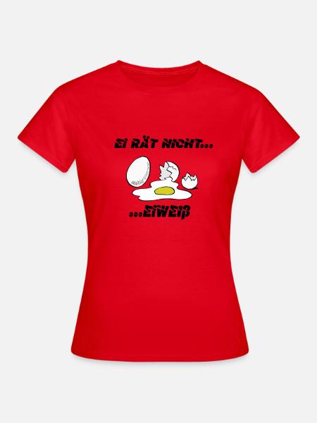Eier - Frauen T-Shirt - Rot