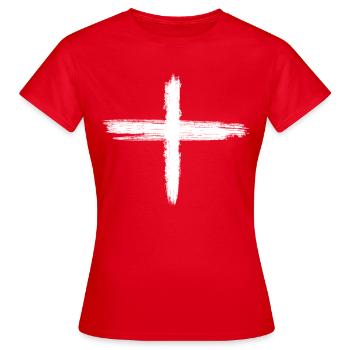 Drapeau de Savoie rouge et blanc - T-shirt Femme - rouge - Devant - AI Model Female 172 dark (172cm)
