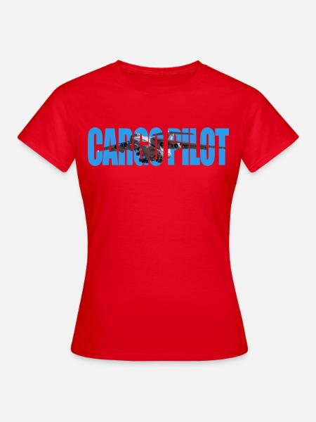 Cargo pilot IL-76 - Frauen T-Shirt - Rot