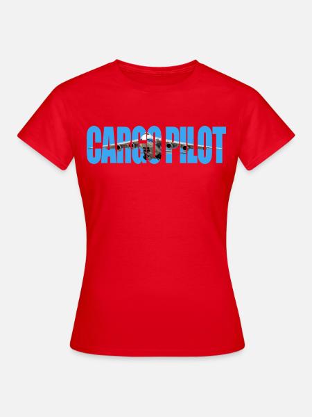 Cargo pilot An-124 - Frauen T-Shirt - Rot