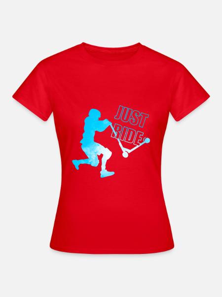 Freestyle Art Scooter - Frauen T-Shirt - Rot