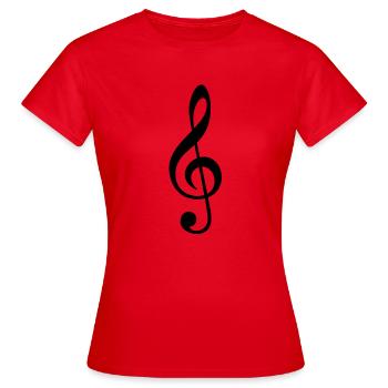 Remarque - T-shirt Femme - rouge - Devant - AI Model Female 172 dark (172cm)