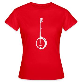 Banjo - T-shirt Femme - rouge - Devant - AI Model Female 172 dark (172cm)