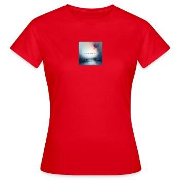 Flançaille Brume Crépuscule - T-shirt Femme - rouge - Devant - AI Model Female 172 dark (172cm)