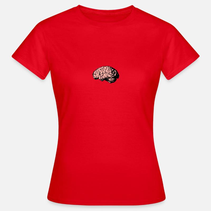 Brain - Women's T-Shirt - red