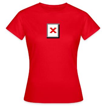 Image introuvable - T-shirt Femme - rouge - Devant - AI Model Female 172 dark (172cm)