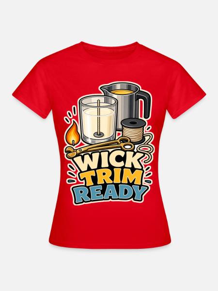 WICK TRIM READY - Frauen T-Shirt - Rot