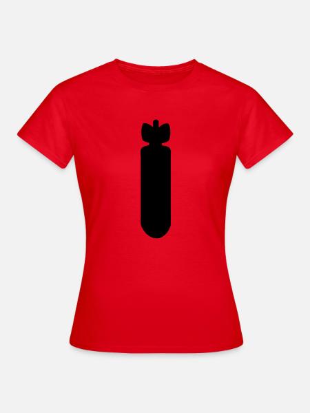 bombe - Frauen T-Shirt - Rot