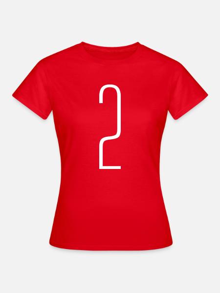 2 - Frauen T-Shirt - Rot
