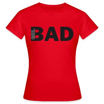 Bad girl - mauvaise fille 01 - T-shirt Femme - rouge - Devant - AI Model Female 172 dark (172cm)