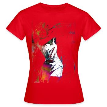 Golfspieler #golf - Frauen T-Shirt - Rot - Vorne - AI Model Female 172 dark (172cm)