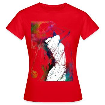 Golfspieler #golf - Frauen T-Shirt - Rot - Vorne - AI Model Female 172 dark (172cm)