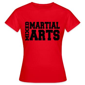 Mixed Martial Arts - Women's T-Shirt - red - Front - AI Model Female 172 dark (172cm)