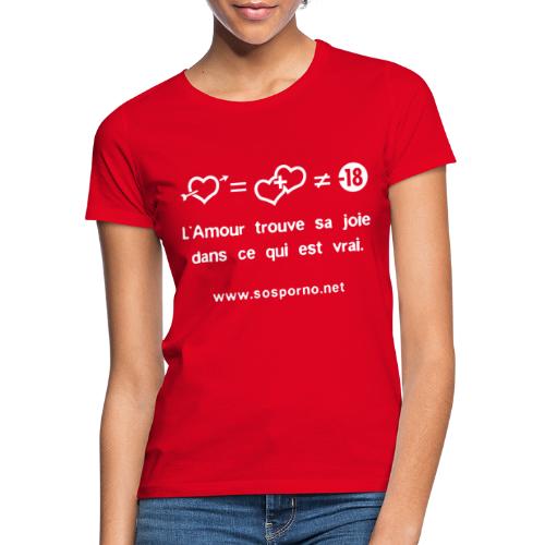 True love - T-shirt Femme