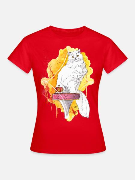 Catking - Frauen T-Shirt - Rot