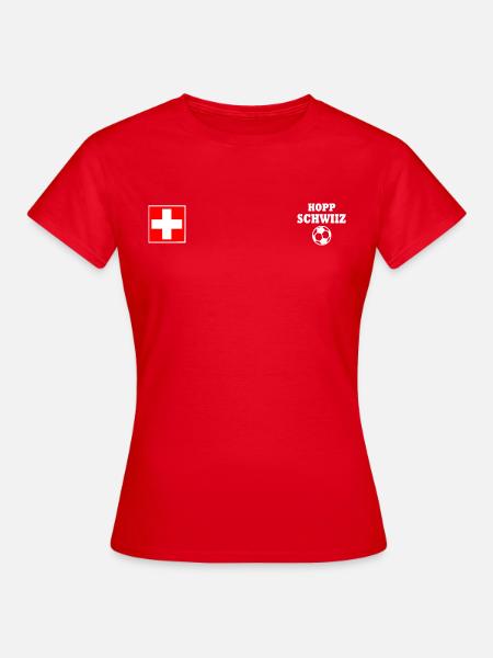 Schweiz - Frauen T-Shirt - Rot