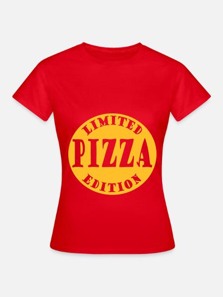 limited edition pizza 2ke - Frauen T-Shirt - Rot