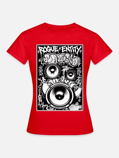 Rogue Entity Graffiti-Sprecher - Frauen T-Shirt - Rot
