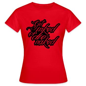 tattoo - T-shirt Femme - rouge - Devant - AI Model Female 172 dark (172cm)