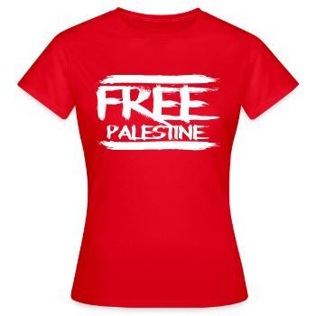Free Palestine Libert combat pour la liberté Islam Cadeau - T-shirt Femme - rouge - Devant - AI Model Female 172 dark (172cm)