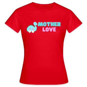 💗 Mutterliebe 💗 Das beste Geschenk für Mütter - Frauen T-Shirt - Rot - Vorne - AI Model Female 172 dark (172cm)