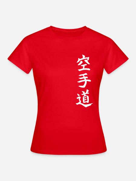 karatedo japonais - T-shirt Femme - rouge