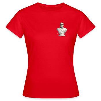 Gottfried Schenker R.I.P. - Women's T-Shirt - red - Front - AI Model Female 172 dark (172cm)