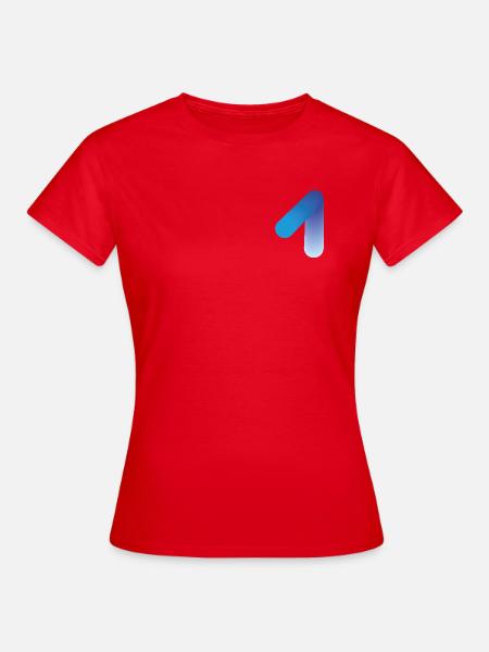 Abstrakte 1, modern & digital - Frauen T-Shirt - Rot