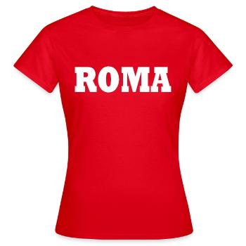 Rom - Frauen T-Shirt - Rot - Vorne - AI Model Female 172 dark (172cm)
