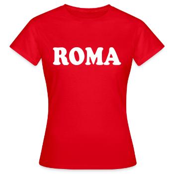 Rom - Frauen T-Shirt - Rot - Vorne - AI Model Female 172 dark (172cm)