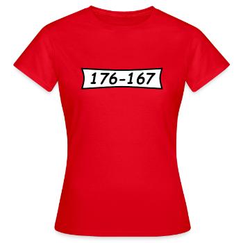 Panzerknacker numéro 176 167 - T-shirt Femme - rouge - Devant - AI Model Female 172 dark (172cm)