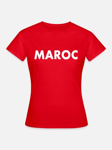 Maroc - Frauen T-Shirt - Rot