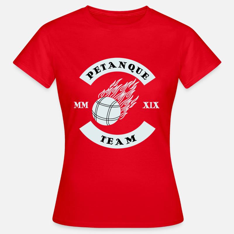 Petanque Team - Women's T-Shirt - red