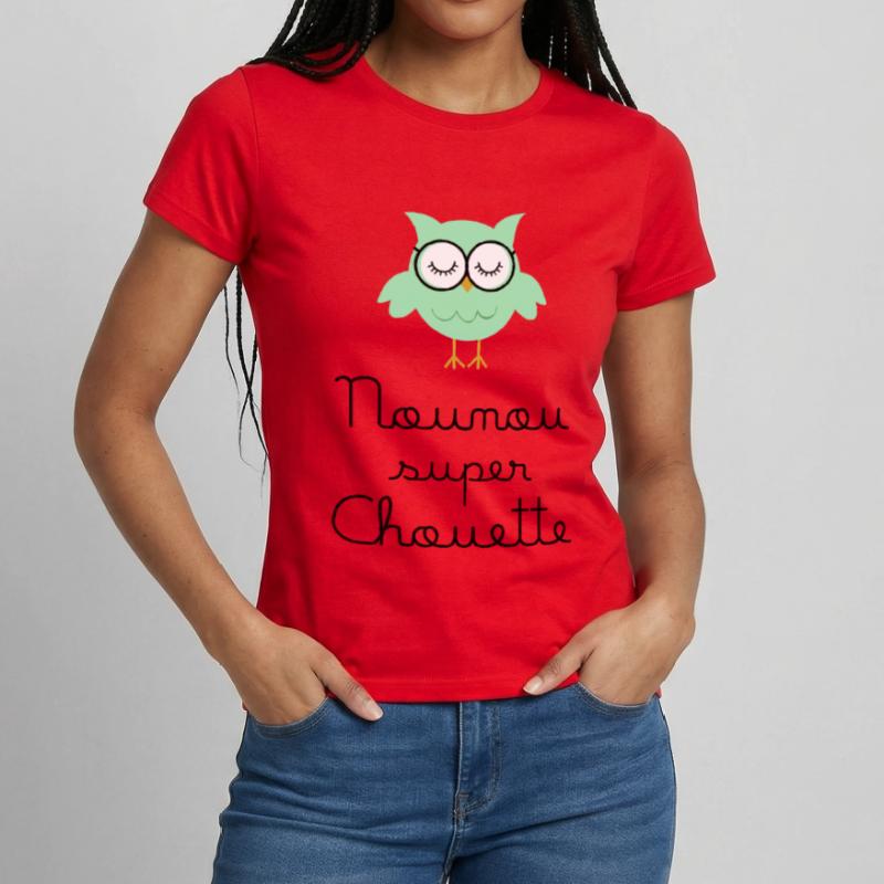Kindermädchen große Eule Frauen T-Shirt