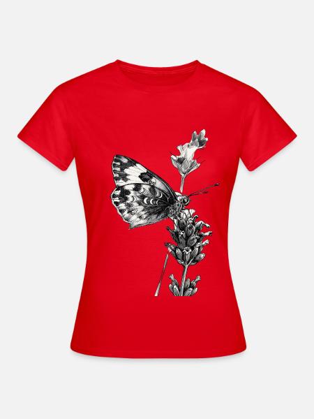 Mystische Mottenlavendel - Frauen T-Shirt - Rot