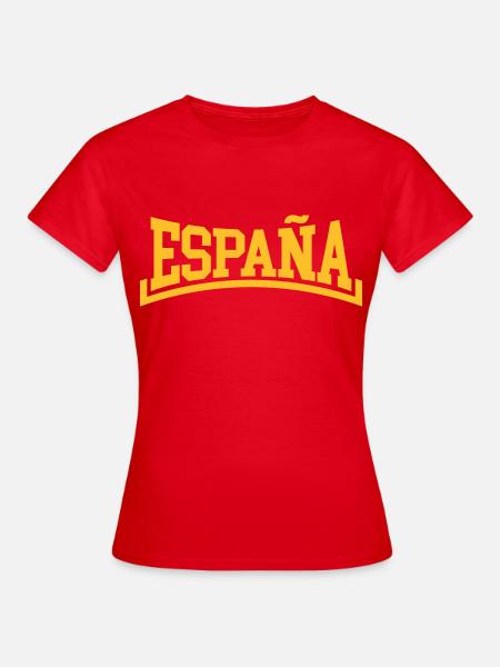 Spanien - Frauen T-Shirt - Rot