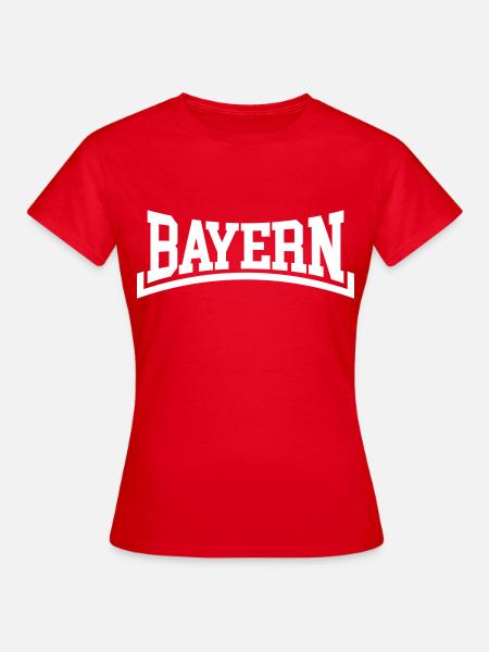 Bayern - Frauen T-Shirt - Rot
