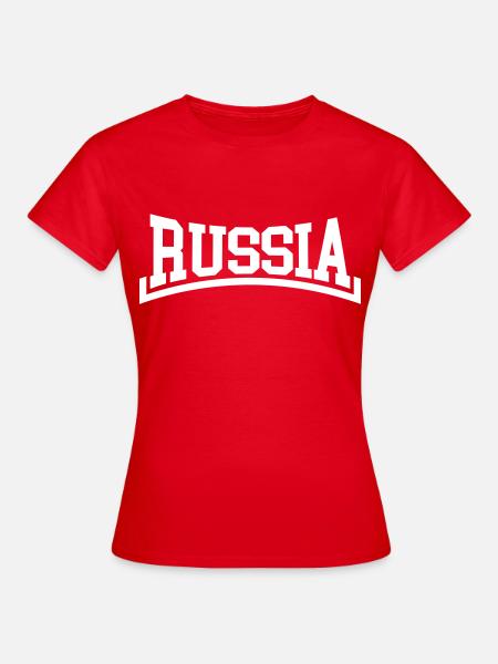 Russland - Frauen T-Shirt - Rot