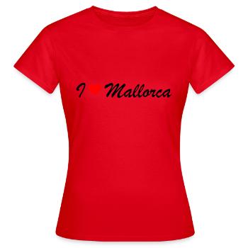 Majorque - T-shirt Femme - rouge - Devant - AI Model Female 172 dark (172cm)
