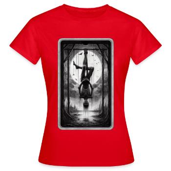 Hanger - Women's T-Shirt - red - Front - AI Model Female 172 dark (172cm)