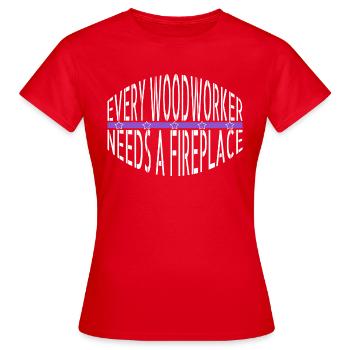 safety helmet birthday sayings funny sayings - Women's T-Shirt - red - Front - AI Model Female 172 dark (172cm)