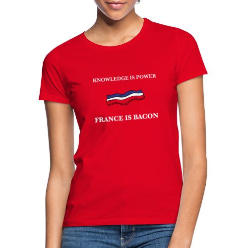 France is Bacon (Red) - Women's T-Shirt