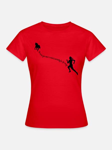 far away - Frauen T-Shirt - Rot