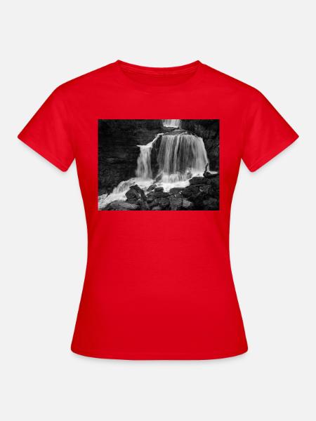 Cascade Kuhflucht - T-shirt Femme - rouge