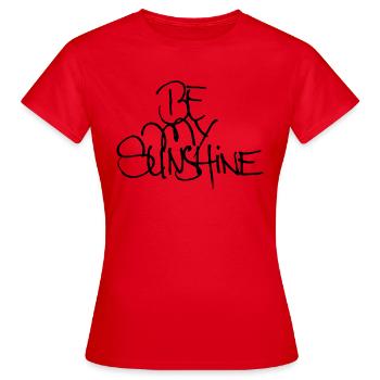 Sois mon soleil - T-shirt Femme - rouge - Devant - AI Model Female 172 dark (172cm)