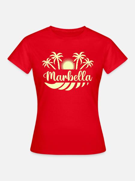 marbella - Frauen T-Shirt - Rot